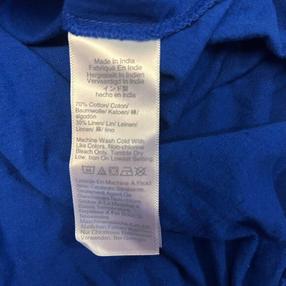 NWT Madewell Bubble Tee in Brilliant Sapphire Size XL - Picture 8 of 8